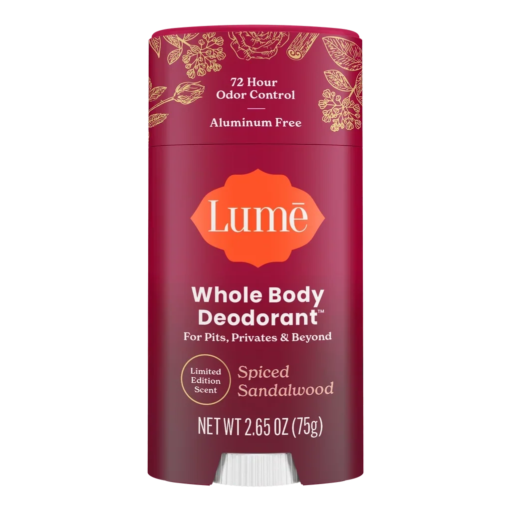 Lume Solid Stick Deodorant Spiced Sandalwood