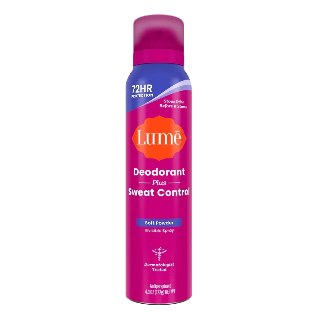 Lume Sweat Control Spray Deodorant Soft Powder
