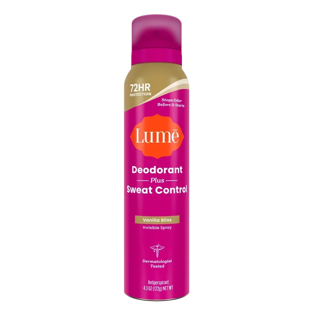 Lume Sweat Control Spray Deodorant Clean Tangerine